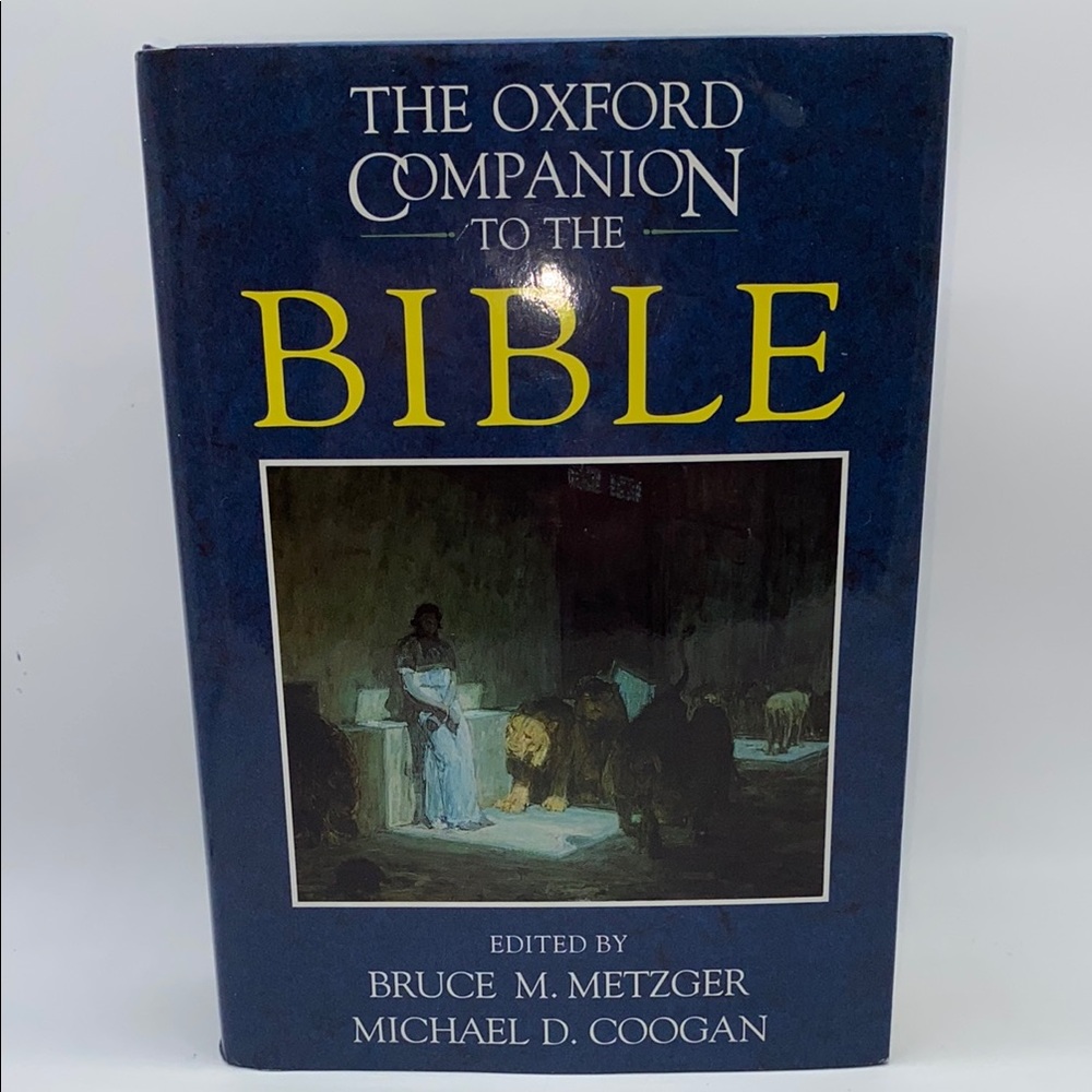 The Oxford Companion to the Bible Hardcover Book with Dust Jacket 1993